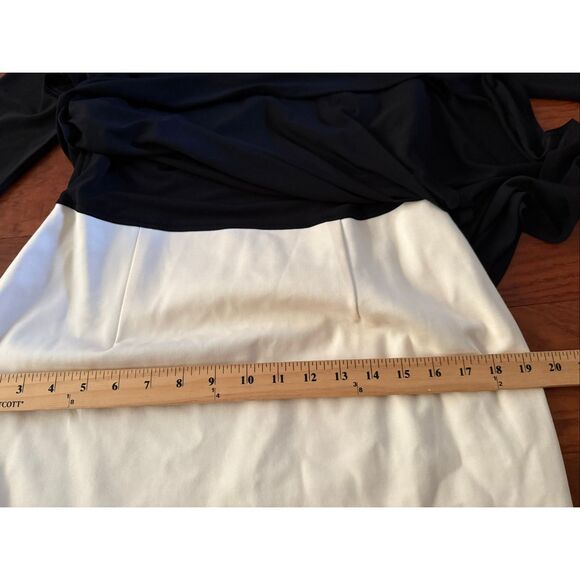 Lauren Ralph Lauren Size 10 Colorblock Sheath Dress Women’s Cocktail Party Work - Picture 11 of 13